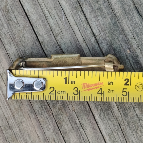 Antique Victorian gold filled bar brooch - Picture 2 of 5